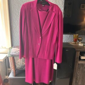 St. John Purple Suit